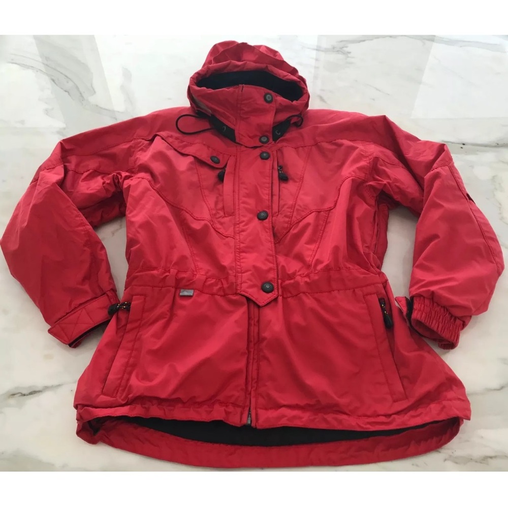 Obermeyer Red Thin Insulation Utility Ski Jacket … - image 5